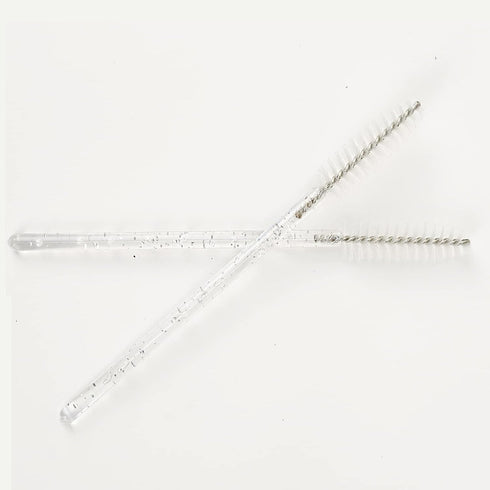 i-Laesh Crystal Mascara Wands Disposable - Eyebrow/Eyelash Brushes for Extensions, Makeup Tool 100 Pcs