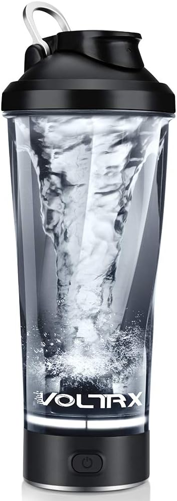 VOLTRX Premium Electric Protein Shaker Bottle, Made with Tritan - BPA Free - 30 oz Vortex Portable Mixer Cup