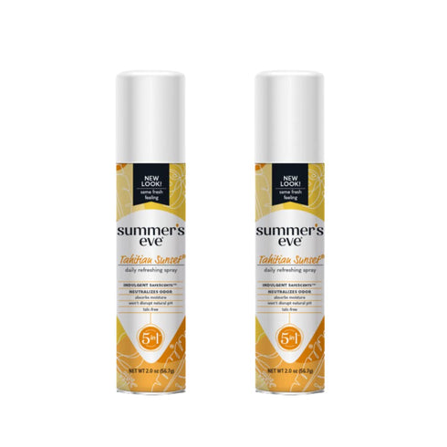 Summer's Eve UltraDaily Active Feminine Spray, pH balanced, Tahitian Sunset 2 oz.
