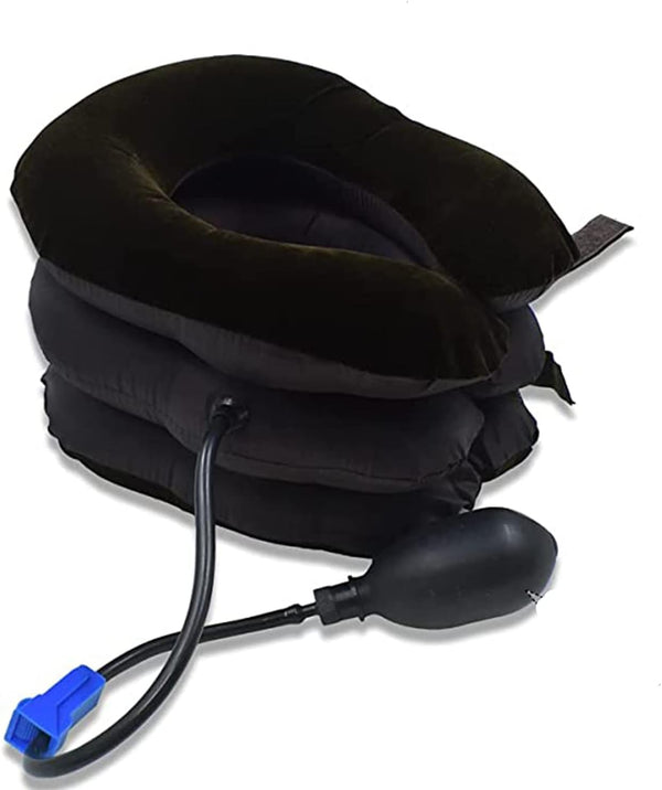 Cervical Neck Traction Device - Adjustable Neck Stretcher for Instant Neck Pain Relief, Neck Support Brace for Home Use