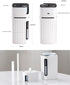 SINREGE 2 Colorful Cool Aromatherapy Diffusers, USB Personal Desktop Essential Oil Diffuser Cool Mist Humidifier