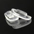 12.4mm D Shape Eyeglass Nose Pads, 5 Pairs Push-in Soft Silicone Nose Pieces for Glasses, Anti-Slip for Eyeglasses