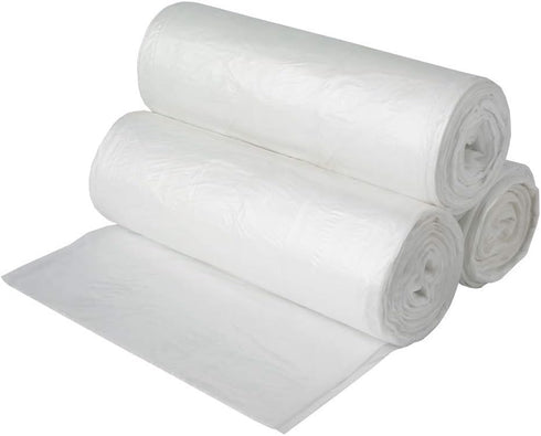 Aluf Plastics 10 Gallon Trash Bags, Commercial 1000 Pack, High Density 6 MICRON, for Home, Office, Bathroom