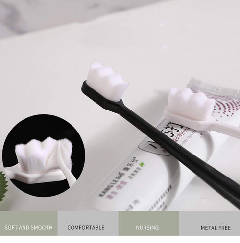 hongjin 15000 Extra Soft Toothbrush, Ultra Soft-bristled Adult Toothbrush Micro Nano Floss Bristle Good Cleaning Effect