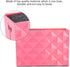 Shear Holder for Groomer, Large Capacity Hairdressing Tools Storage Case, Red Double Case for Scissors Combs Clips