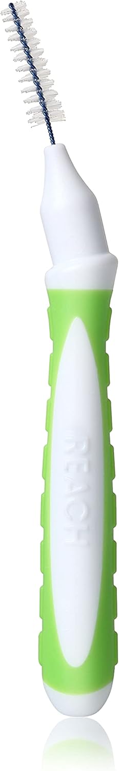 Reach Interdental Brush Cleaners, Wide, 10 Count, Sensitive Gum Protection, Plaque Remover for Adults & Kids