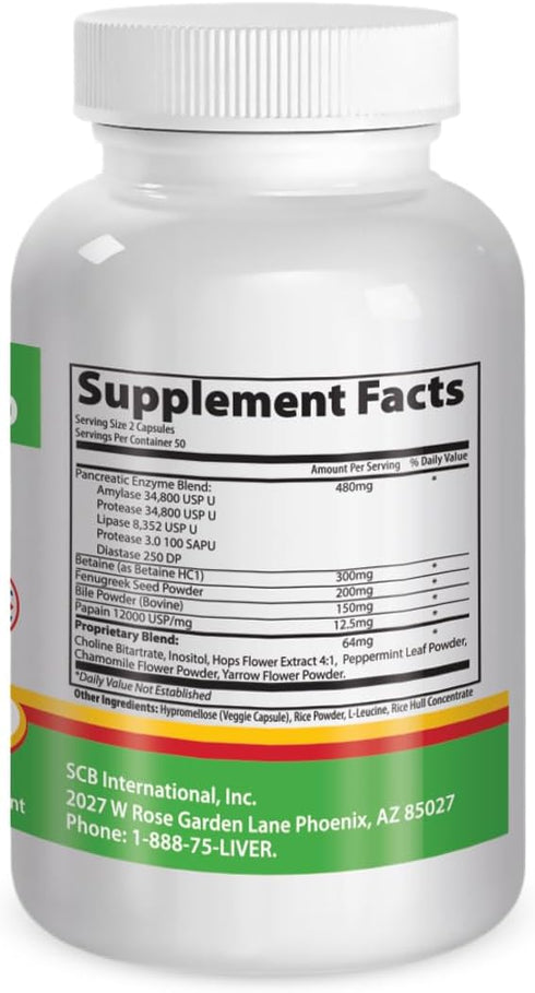LiverDoctor Super Digestive Enzymes Supplement - Better Digestion, Metabolism & Nutrient Absorption, Bloating and Gas