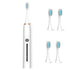 Sonic Electric Toothbrush for Adults and Kids, Low Noise with 6 Modes and 4 Replacement Brush Heads