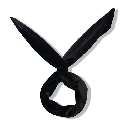 LOVEF 5 Pcs Velvet Wire Headband - Multi-Function Bunny Rabbit Ear Hair Band, Assorted Colors