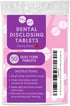 Dental Disclosing Tablets for Kids and Adults, Individually Wrapped, Safe & Effective Two-Tone Cleaning Tablets, 50