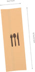100pcs Kraft Paper Cutlery Set - Disposable Silverware Bags for Dinner Table Decor, Utensil Holder for Weddings