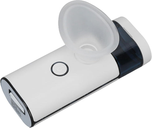 Portable Rechargeable Eye Moisturizing Atomization Sprayer for Dry Eyes & Fatigue, TPU Eye Cup for Adults & Kids, White
