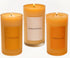 NUOREEL 140H (3Pack, Natural Beeswax Candles Lavender/Sandalwood/Vanilla Sky Scented, Burn Time,Prayer Home Decor