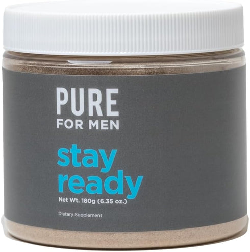 Pure for Men Original Cleanliness Fiber Supplement Powder | Promotes Digestive Regularity | 180 gm Vegan Blend