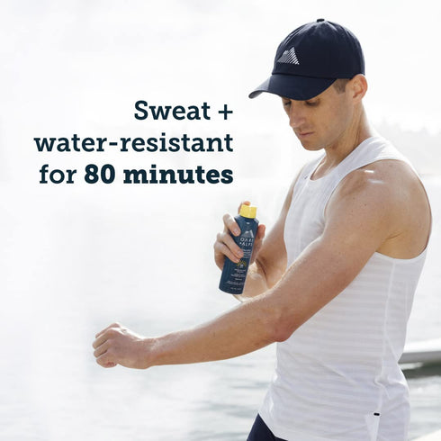 Oars + Alps Hydrating SPF 50 Sunscreen Spray, Naturally Derived Skin Care with Vitamin C, 6 Oz