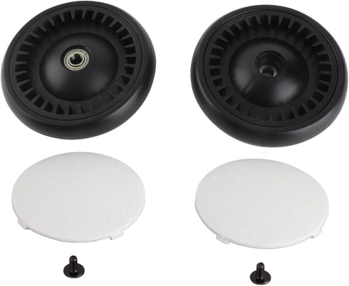 Fayelume 13 cm Stroller Accessories, Diameter Stroller Wheels Replacement, Walker Wheels Replacement, for Wheel