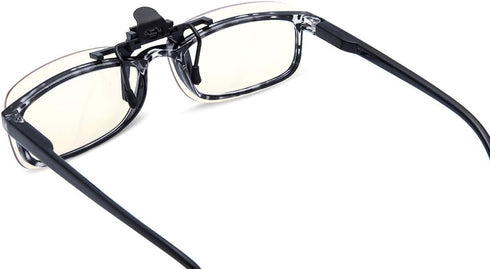 EYEGUARD Blue Light Filter Clip-on Glasses for Computer Gamer, Anti-glare Radiation Protection Eyewear