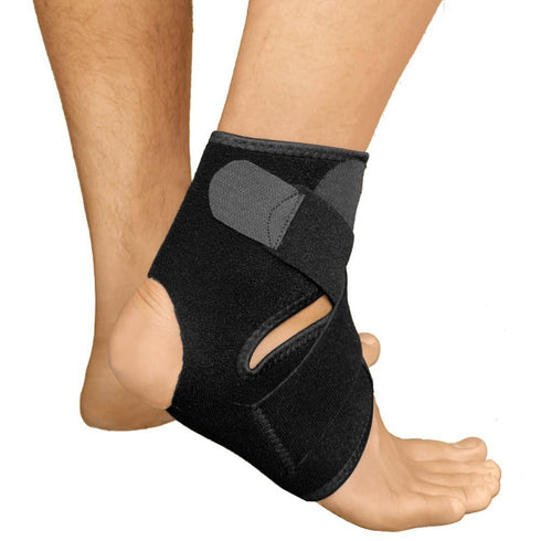 RiptGear Ankle Brace Support - Compression for Sprained Ankle, Adjustable Straps for Recovery (Large)