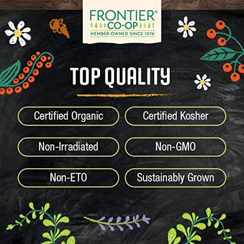 Frontier Co-op Organic Psyllium Husk 1lb - Whole Psyllium Husk, Organic & Kosher for Baking, Digestion
