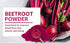 Organic Beet Root Powder, 8 oz or 226g, USDA Organic Approved, Raw and Non-GMO, Nitric Oxide Booster, Increases Stamina