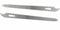 Yeshan Stainless Steel Triple-Cut Long Nail File with Nail Cleaner Tip, 5.5 Inch, Pack of 2