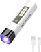 Smiling Shark Gel Nail Light, Handheld UV Nail Light, Mini Portable Cordless USB Power Bank for Fast Curing & Manicure