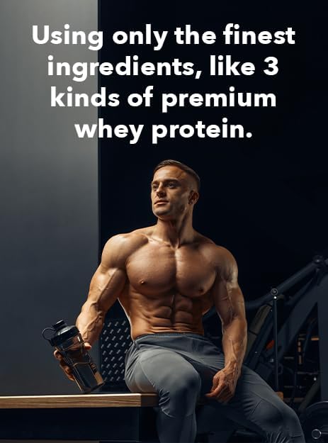 Whey Fantastic Chocolate 100% Natural Grass Fed Whey Protein Powder - Unique 3-Whey Blend of Whey Isolate, Concentrate