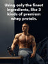 Whey Fantastic Chocolate 100% Natural Grass Fed Whey Protein Powder - Unique 3-Whey Blend of Whey Isolate, Concentrate