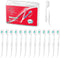JOUGE Mini Brushes-Disposable Toothbrushes with Toothpaste Portable for Work Travel Camping Hiking 20pcs