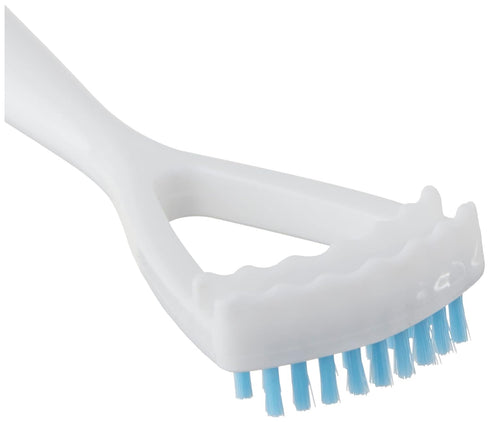 GUM Tongue Cleaner, Dual Action Soft Bristled Tongue Brush with Tongue Scraper, Better Oral Hygiene, Bad Breath