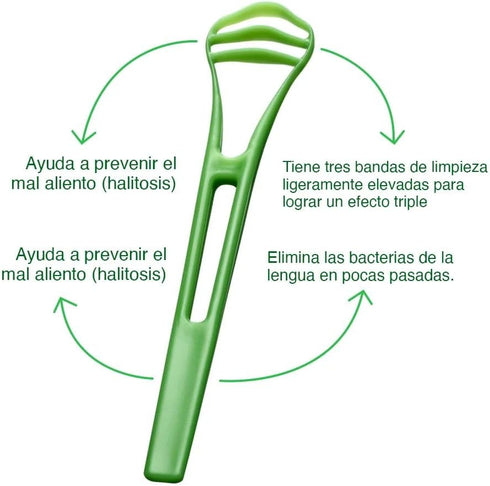TEPE Good Tongue Cleaner - Bioplastic Scraper for Adults and Kids