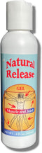 Natural Release Muscle & Joint Gel for Humans - Relief for Sore Back, Knees, Hips, Fast Acting, Menthol Free (4 oz)