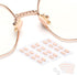 48 Pairs Soft Foam Nose Pads, Self Adhesive Anti-Slip Nosepads for Eyeglasses Sunglasses Reading Glasses (Nude Color)