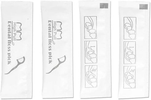 50 Count, Individually Wrapped Micro Dental Floss (50 Pcs)