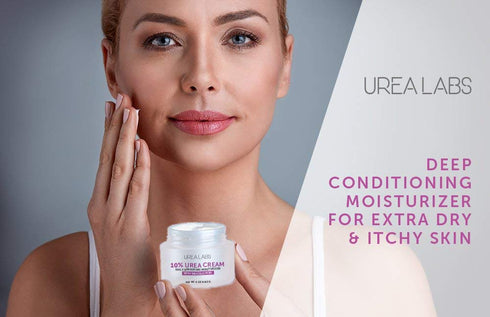 Urea Cream 10% Skin Care Moisturizer with Salicylic Acid, Aloe Vera Gel, Jojoba Oil, 150ml