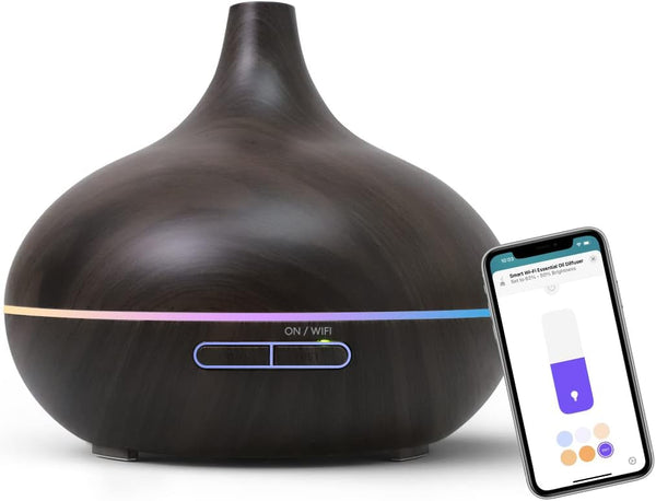 meross Smart WiFi Essential Oil Diffuser, Ultrasonic Aromatherapy Humidifier with Voice Control and Timer