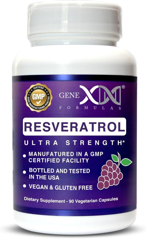 GENEX Resveratrol Supplement, Japanese Knotweed 1500mg, Organic Trans-Resveratrol Capsules with BioPerine for