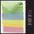 Stalwart Microfiber Cleaning Cloth Set - 24-Pack of Lint-Free Absorbent Towels for Cars, Home, Kitchen