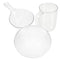 1set Round Wash Basin Mouthwash Cup and Spoon for Face Cleansing Design