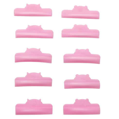 Lash Lift Rods, 2023 Newest Silicone Eyelash Lift Pads, 12 Piece Reusable Soft Lash Lift Shields in Pink