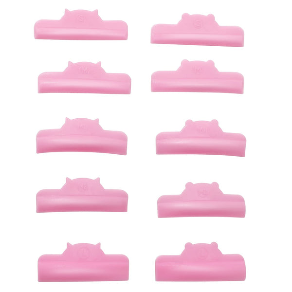 Lash Lift Rods, 2023 Newest Silicone Eyelash Lift Pads, 12 Piece Reusable Soft Lash Lift Shields in Pink