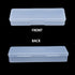 Manicure Tool Box, 8 Pieces Clear Box for Nail Tools, Transparent Plastic Nail Art Storage Organizer Case
