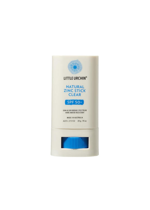 Natural Zinc Stick Clear SPF 50+, Reef & Ocean Safe, Broad Spectrum Water-Resistant Sunscreen
