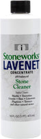 Stoneworks Lavenet Concentrate (1 Pint) pH-balanced cleaner for marble, granite, travertine, limestone, terrazzo,
