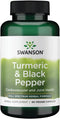 Swanson Premium Turmeric & Black Pepper - 90 Veg Caps for Antioxidant, Digestion & Joint Support