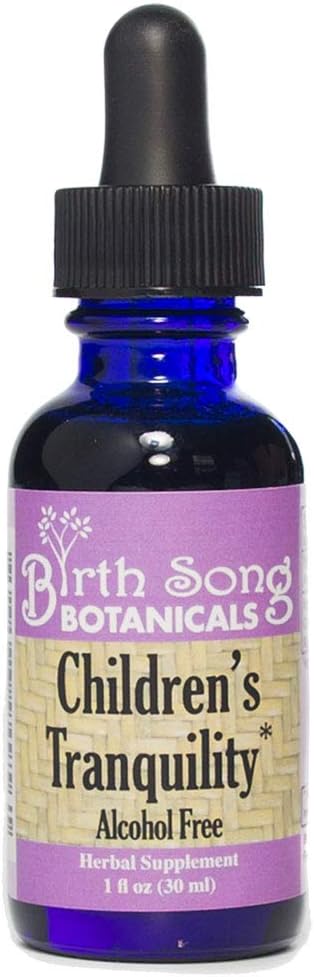 Children's Tranquility Tincture, Herbal Supplement with Valerian Root and Chamomile, 1oz Bottle for Immune Support