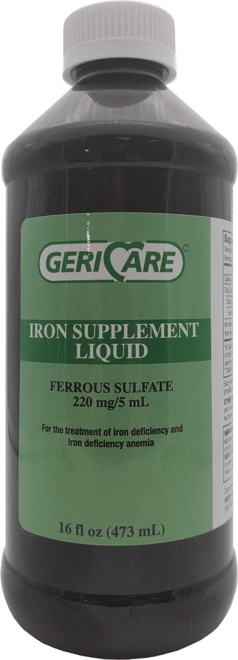 GeriCare Iron Supplement 16oz - Essential Iron Support for Energy & Wellness