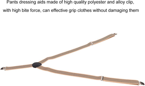 Kids(#1) Clip and Pull Dressing Aid, Pants Wearing Aids Belt, Polyester Alloy Adjustable Length Dressing Aids, Dressing