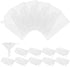 GANAZONO Disposable Liquid Packaging Bags 1000ml Spout Pouch with Funnel 50pcs Leak-proof