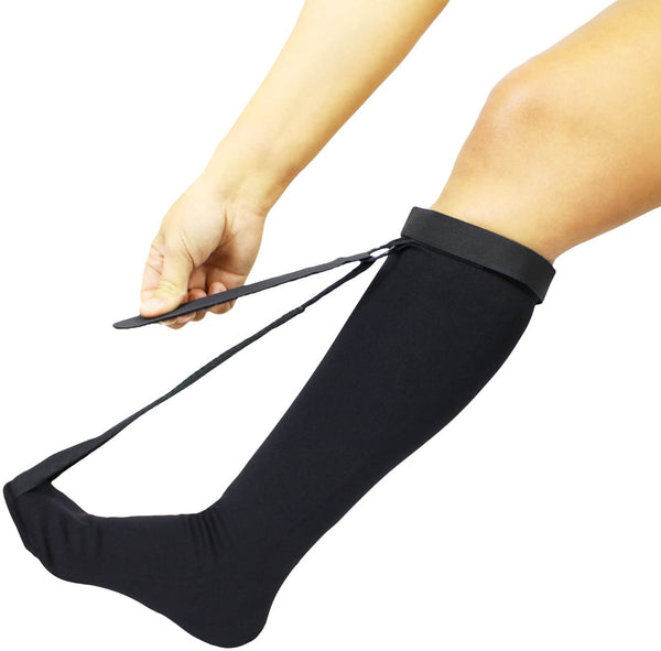 Plantar Fasciitis Stretch Sock Non Slip Calf Night Relief for Heel High Arch Pain Achilles Tendonitis Therapy Foot Support Sleeve Stretcher Compression Sleeve Men Women Ultrastretch Night Sock S/M